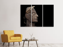 Laden Sie das Bild in den Galerie-Viewer, Leinwandbild 3-teilig Antike Skulptur