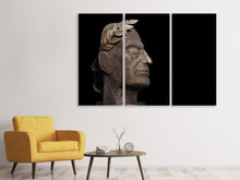 Laden Sie das Bild in den Galerie-Viewer, Leinwandbild 3-teilig Antike Skulptur