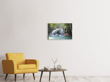 Laden Sie das Bild in den Galerie-Viewer, Leinwandbild 3-teilig Erfrischende Aussicht