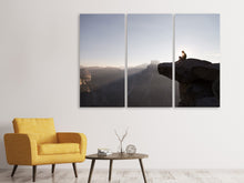 Laden Sie das Bild in den Galerie-Viewer, Leinwandbild 3-teilig Inspiration Berge