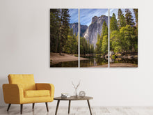 Laden Sie das Bild in den Galerie-Viewer, Leinwandbild 3-teilig Bestes Bergpanorama
