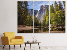 Laden Sie das Bild in den Galerie-Viewer, Leinwandbild 3-teilig Bestes Bergpanorama