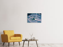 Laden Sie das Bild in den Galerie-Viewer, Leinwandbild 3-teilig Tropfen Kunst