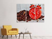 Laden Sie das Bild in den Galerie-Viewer, Leinwandbild 3-teilig Meine Kaffeepause