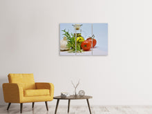 Laden Sie das Bild in den Galerie-Viewer, Leinwandbild 3-teilig Kräuteröl