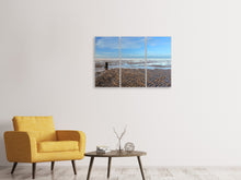 Laden Sie das Bild in den Galerie-Viewer, Leinwandbild 3-teilig Die Nordsee