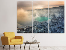 Laden Sie das Bild in den Galerie-Viewer, Leinwandbild 3-teilig Am Vulkan