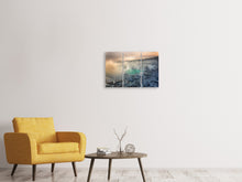 Laden Sie das Bild in den Galerie-Viewer, Leinwandbild 3-teilig Am Vulkan