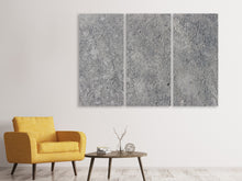 Laden Sie das Bild in den Galerie-Viewer, Leinwandbild 3-teilig Beton Wand