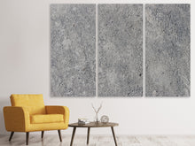 Laden Sie das Bild in den Galerie-Viewer, Leinwandbild 3-teilig Beton Wand