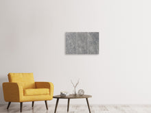 Laden Sie das Bild in den Galerie-Viewer, Leinwandbild 3-teilig Beton Wand