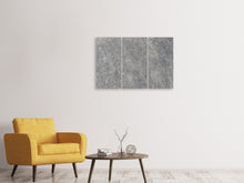 Laden Sie das Bild in den Galerie-Viewer, Leinwandbild 3-teilig Beton Wand