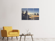 Laden Sie das Bild in den Galerie-Viewer, Leinwandbild 3-teilig In Lappland