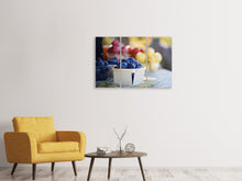 Laden Sie das Bild in den Galerie-Viewer, Leinwandbild 3-teilig Schalen mit Obst
