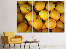 Laden Sie das Bild in den Galerie-Viewer, Leinwandbild 3-teilig Viele Orangen