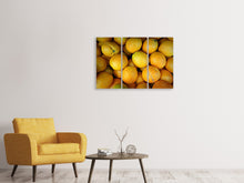 Laden Sie das Bild in den Galerie-Viewer, Leinwandbild 3-teilig Viele Orangen