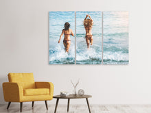 Laden Sie das Bild in den Galerie-Viewer, Leinwandbild 3-teilig Strand Schönheiten