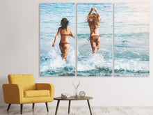 Laden Sie das Bild in den Galerie-Viewer, Leinwandbild 3-teilig Strand Schönheiten