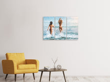 Laden Sie das Bild in den Galerie-Viewer, Leinwandbild 3-teilig Strand Schönheiten