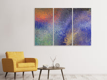 Laden Sie das Bild in den Galerie-Viewer, Leinwandbild 3-teilig Buntes Glas