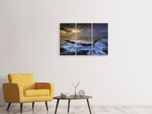 Laden Sie das Bild in den Galerie-Viewer, Leinwandbild 3-teilig Die Mythologie des Meer