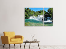 Laden Sie das Bild in den Galerie-Viewer, Leinwandbild 3-teilig Natur Schauspiel