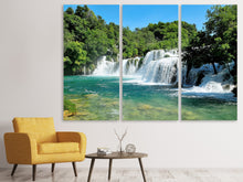Laden Sie das Bild in den Galerie-Viewer, Leinwandbild 3-teilig Natur Schauspiel