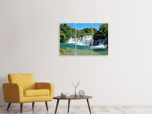 Laden Sie das Bild in den Galerie-Viewer, Leinwandbild 3-teilig Natur Schauspiel