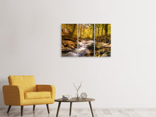 Laden Sie das Bild in den Galerie-Viewer, Leinwandbild 3-teilig Echte Natur Schönheit