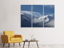 Laden Sie das Bild in den Galerie-Viewer, Leinwandbild 3-teilig Schnee Landschaft