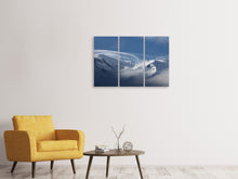 Laden Sie das Bild in den Galerie-Viewer, Leinwandbild 3-teilig Schnee Landschaft
