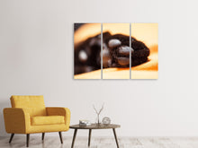 Laden Sie das Bild in den Galerie-Viewer, Leinwandbild 3-teilig Katzenpfote