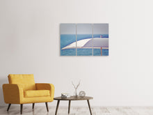 Laden Sie das Bild in den Galerie-Viewer, Leinwandbild 3-teilig Unter dem Sonnenschirm