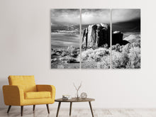 Laden Sie das Bild in den Galerie-Viewer, Leinwandbild 3-teilig Die Inspiration der Berge