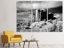 Laden Sie das Bild in den Galerie-Viewer, Leinwandbild 3-teilig Die Inspiration der Berge