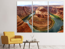 Laden Sie das Bild in den Galerie-Viewer, Leinwandbild 3-teilig Blick auf den Grand Canyon