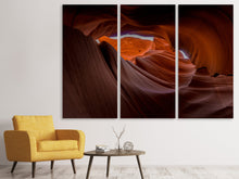 Laden Sie das Bild in den Galerie-Viewer, Leinwandbild 3-teilig Fantastischer Antelope canyon