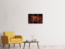 Laden Sie das Bild in den Galerie-Viewer, Leinwandbild 3-teilig Fantastischer Antelope canyon