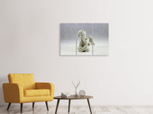 Laden Sie das Bild in den Galerie-Viewer, Leinwandbild 3-teilig Engel der Liebe