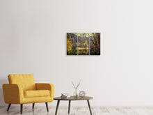 Laden Sie das Bild in den Galerie-Viewer, Leinwandbild 3-teilig See im Wald