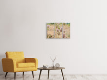 Laden Sie das Bild in den Galerie-Viewer, Leinwandbild 3-teilig Zarte Blumen