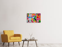 Laden Sie das Bild in den Galerie-Viewer, Leinwandbild 3-teilig Mosaik Wand