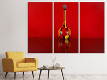 Laden Sie das Bild in den Galerie-Viewer, Leinwandbild 3-teilig Murano Glaskunst