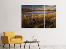 Laden Sie das Bild in den Galerie-Viewer, Leinwandbild 3-teilig Raue Naturlandschaft