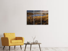 Laden Sie das Bild in den Galerie-Viewer, Leinwandbild 3-teilig Raue Naturlandschaft