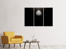 Laden Sie das Bild in den Galerie-Viewer, Leinwandbild 3-teilig Retro Kronleuchter