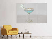 Laden Sie das Bild in den Galerie-Viewer, Leinwandbild 3-teilig Winter Cocktail