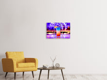 Laden Sie das Bild in den Galerie-Viewer, Leinwandbild 3-teilig Bunter Cocktail