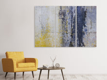 Laden Sie das Bild in den Galerie-Viewer, Leinwandbild 3-teilig Wand Texturen