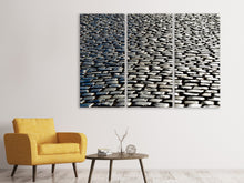 Laden Sie das Bild in den Galerie-Viewer, Leinwandbild 3-teilig Stein Muster